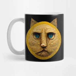 Van Gogh Cat Mug